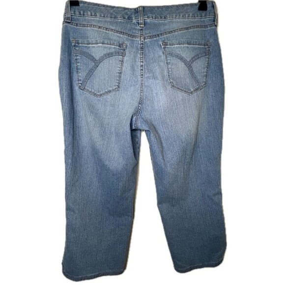 Bandolino Cotton Blend Polka Dot Embellished Mandi Capri In Size 8 - Picture 2 of 9